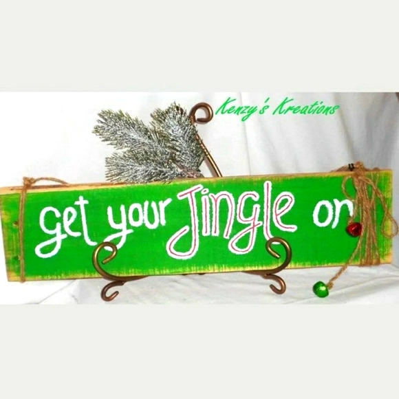 Rustic Funny Christmas Decor Wall Hanging